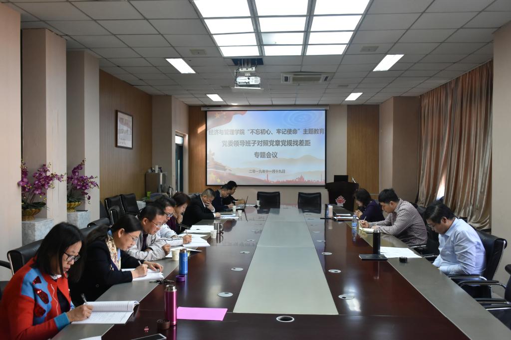 冰球官网党委召开主题教育对照党章党规找差距专题会议